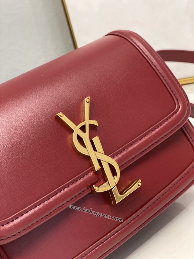 YSL专柜款女包 聖羅蘭經典款MONOGRAM金屬旋扣小號郵差包 YSL肩背斜挎包 634306  jjh1084